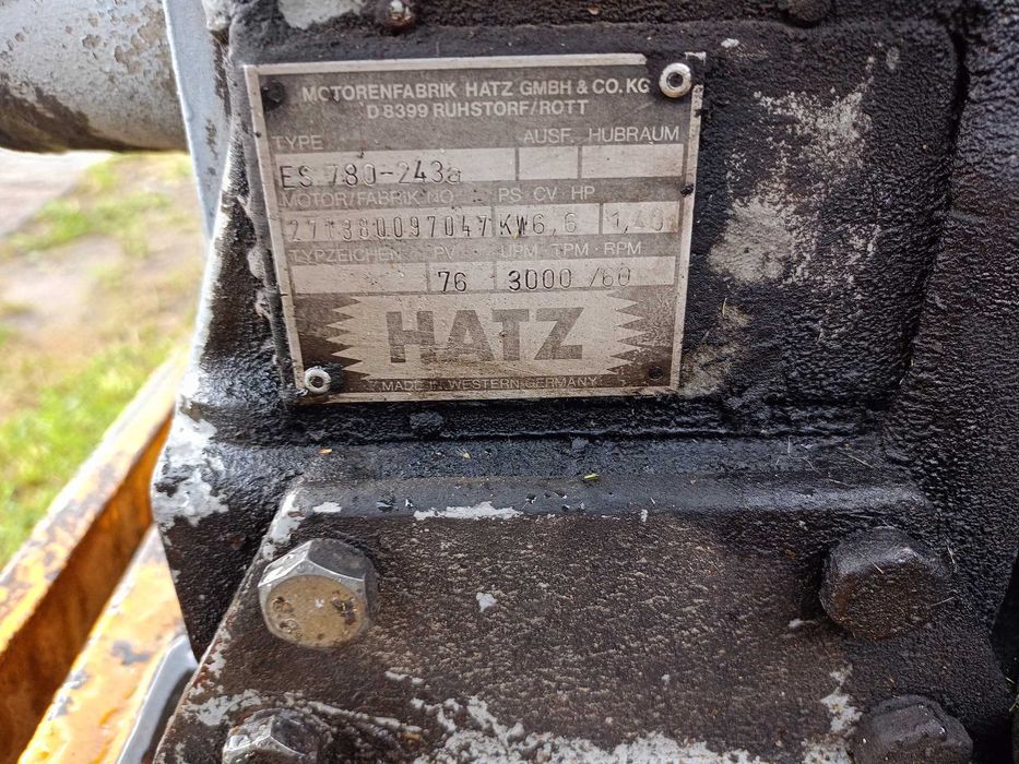 Walec Stavostroj 1T silnik Hatz