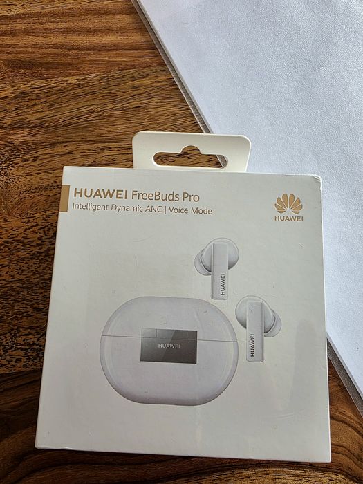 Huawei FreeBuds Pro,  Ceramic White, fabrycznie zaplombowane, paragon