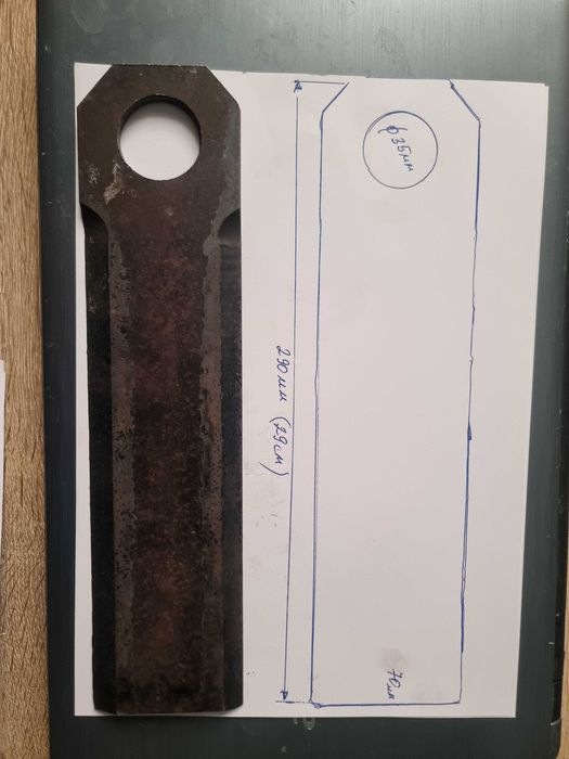 Ножі фрези до кукурузної жниварки Олімак Драго