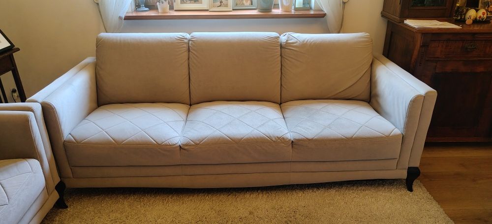 Wypoczynek LEVIANO SOFA 3 , 2 + Pufa
