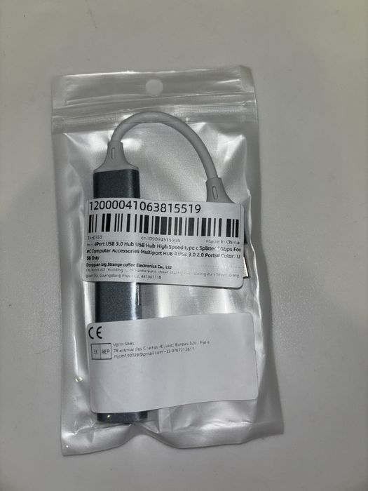 Перехідник, USB Hub 3.0 на 4 порти, 4in1, Юсб хаб Новий