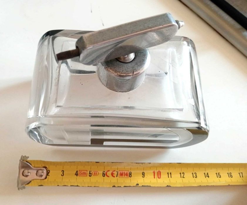 Antigo Frasco Perfume Cristal Art Deco