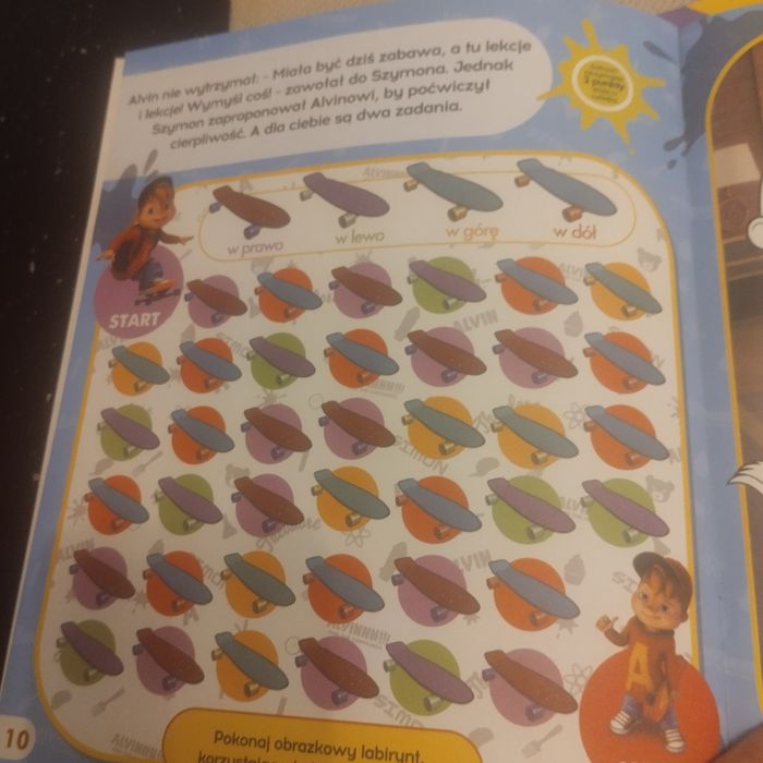 Alvin i Wiewiórki książeczki  z zadaniami i naklejkami