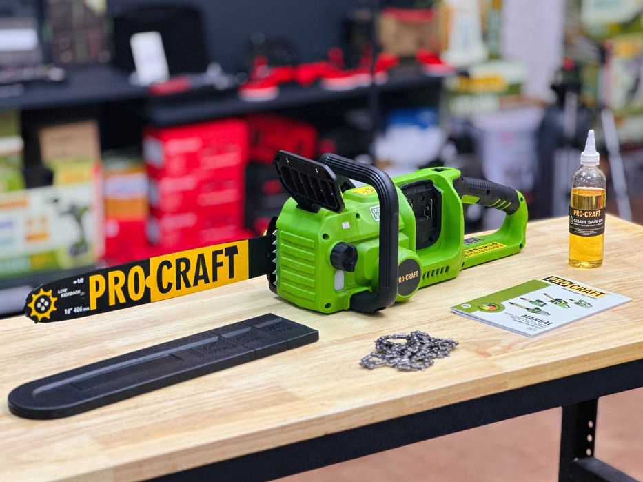 3/8"Lp Цепная Пила Procraft Бесщеточный двигатель (Тушка) + Гарантия
