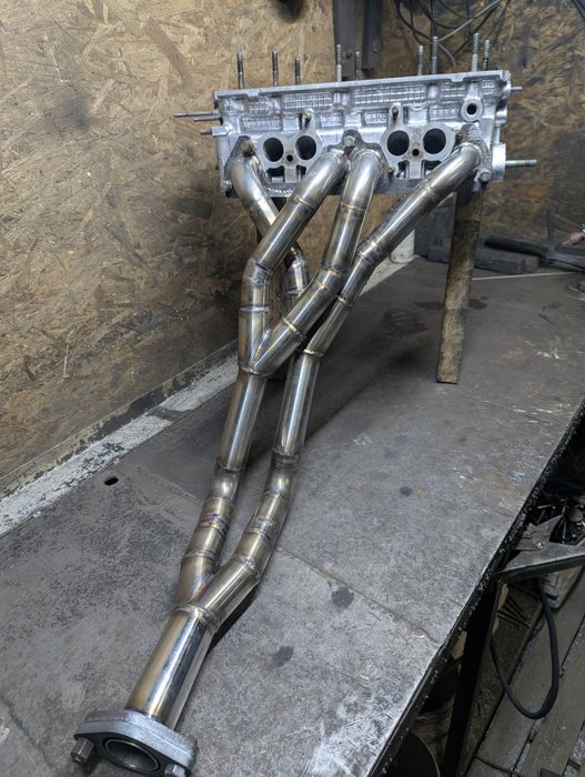 Паук 4-2-1 на Ваз равнодлинный выпускной  коллектор