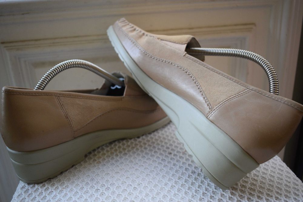 кожаные туфли мокасины слипоны Ара Ara р. 42 на р. 41.5 27 см