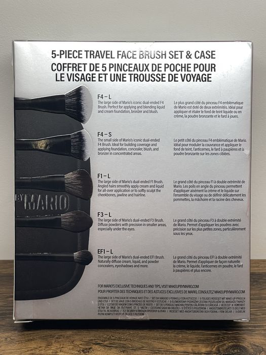 Лімітований набір пензлів Makeup by Mario для макіяжу (оригінал/новий)