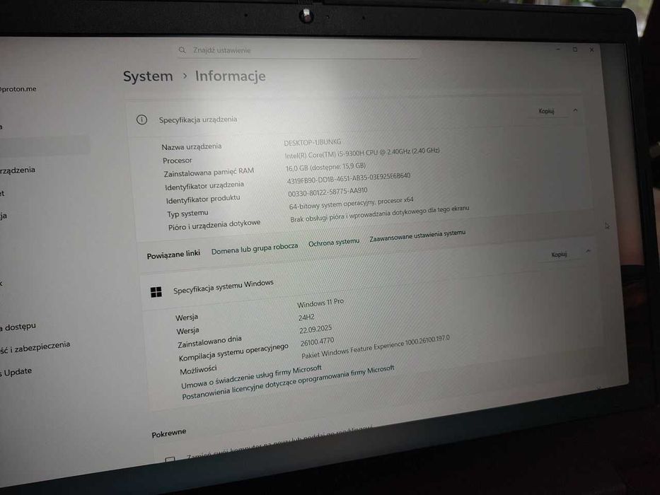 Laptop Lenovo Ideapad L340-15IRH Gaming / bardzo zadbany / Toruń