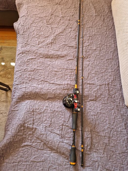 wędka DRAGON black rock II 1,98cm 3-18g + ABU GARCIA ambassadeur 5601 STX