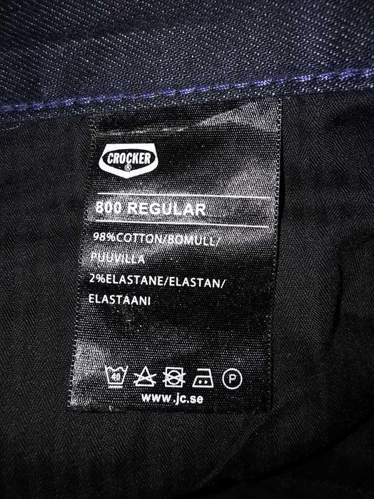 CROCKER STOCKHOLM - Męskie Spodnie Jeansowe FIT 31/32 s. bdb