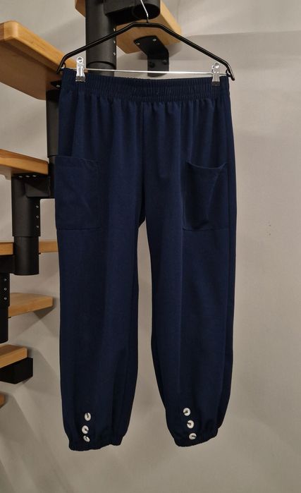 Spodnie damskie aladyny granatowe rozm. XL