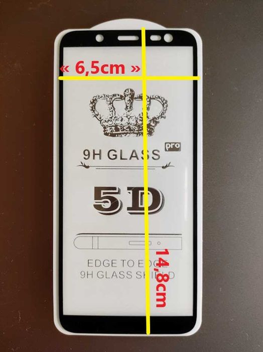 Vidro temperado NOVO película proteção ecrã Samsung Galaxy J6 2018