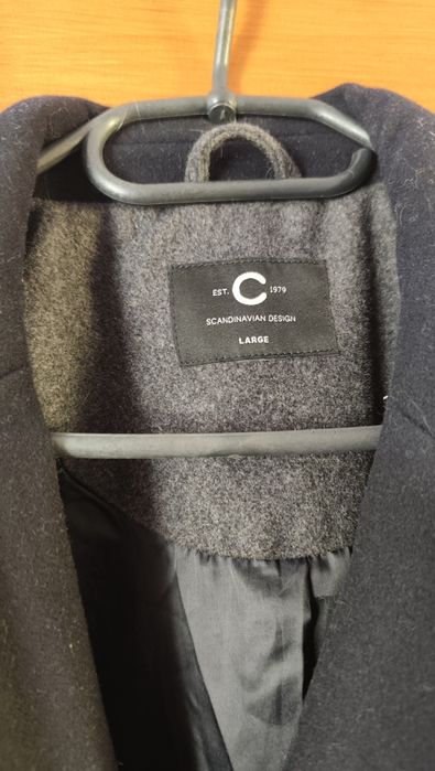 Wełniany płaszcz męski L Cubus