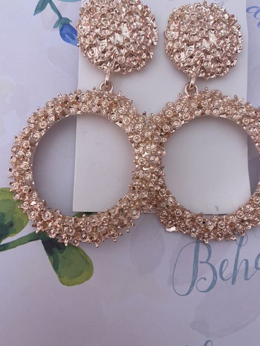Brincos Dourado Champagne (novos)