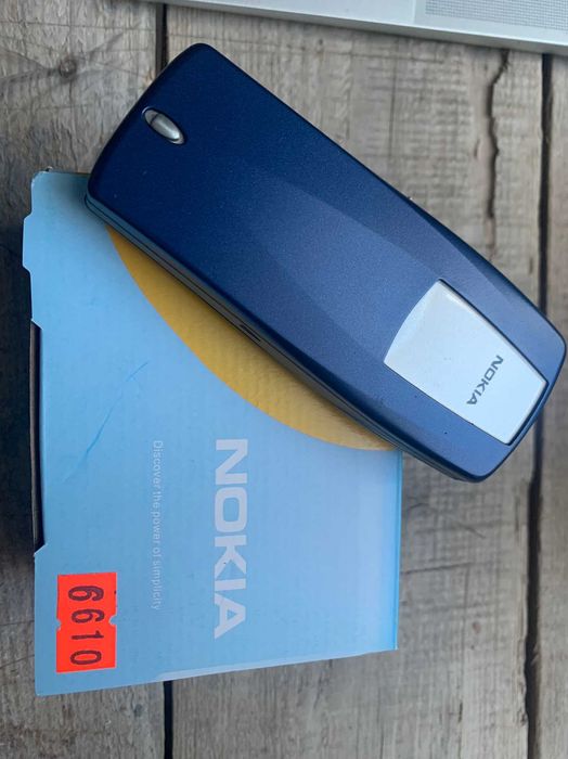 Телефон Nokia 6610  темно-синий | Новый в пленках