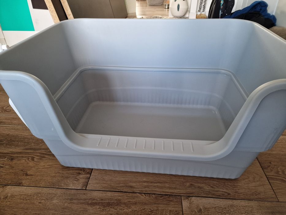 Ogromna Kuweta duza składana 80x 56 szara