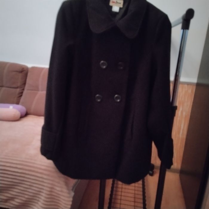 56 Нове Пальто, куртка,напівпальто жіноче чорне John Banner Китай