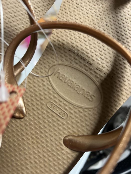 Havaianas rosa gold