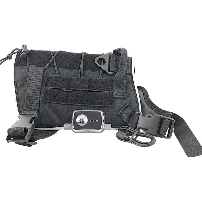 Шлейка для собак PceoTllar зі світлодіодним підсвічуванням розмір S