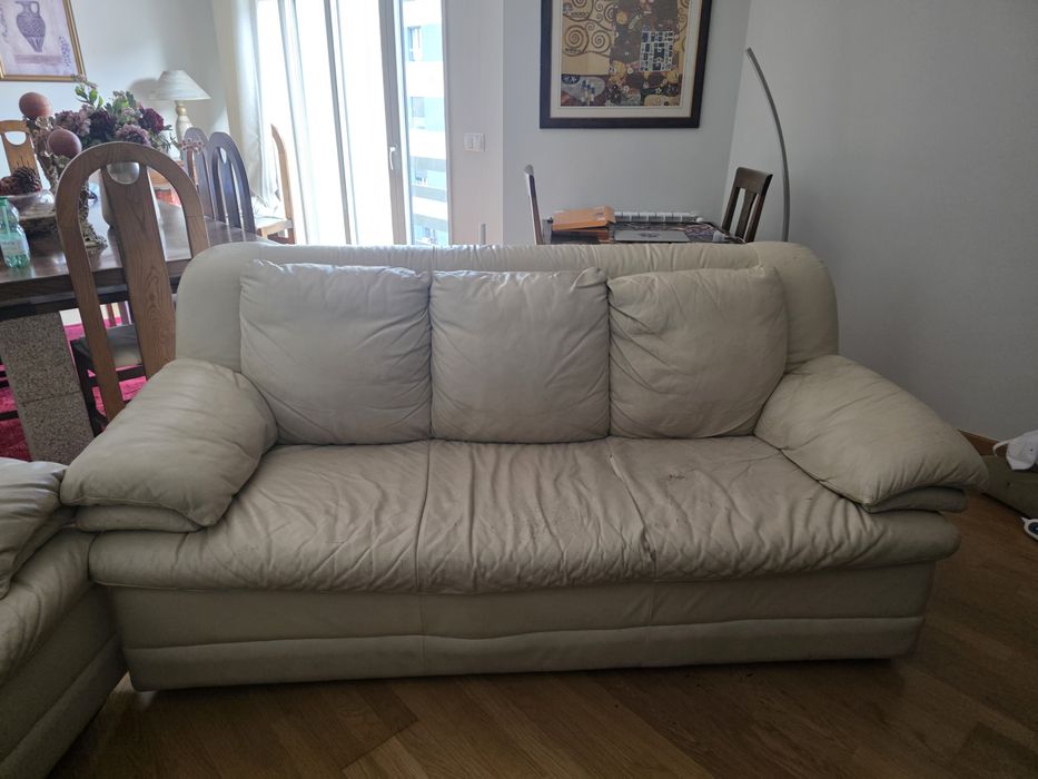 Conjunto de sofá e maples