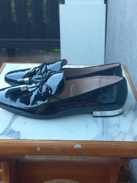 Mokasyny Zara Basic 37,wkładka 24