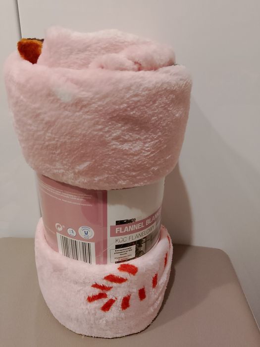 Koc,kocyk,koc świateczny,130/170,zimowy, wysyłka dziś,koc w jamniki