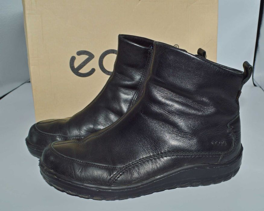 Шкіряні демічеревички ecco 37р