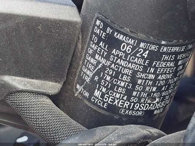 Kawasaki EX650 R 2025