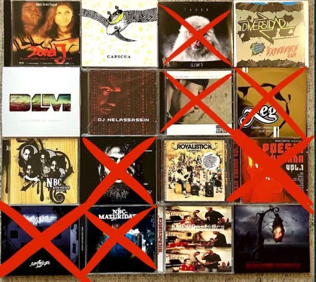 CDs clássicos hip hop Tuga / rap português -STK, Slow J, Regula, Fuse