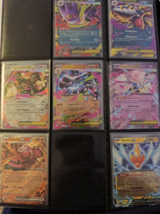 Karty pokemon - 2xgengar, charizard i wailord