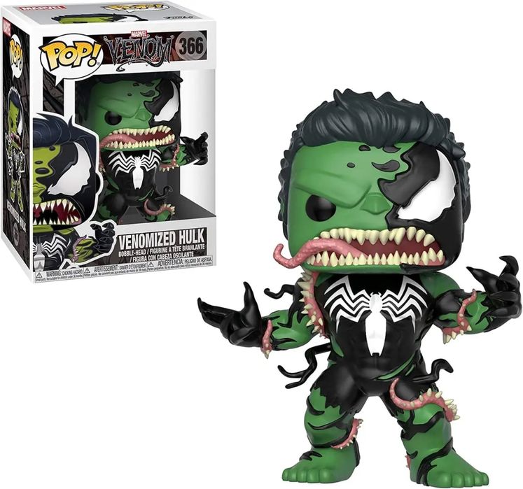 Funko pop, Hulk + Venom, Iron Man