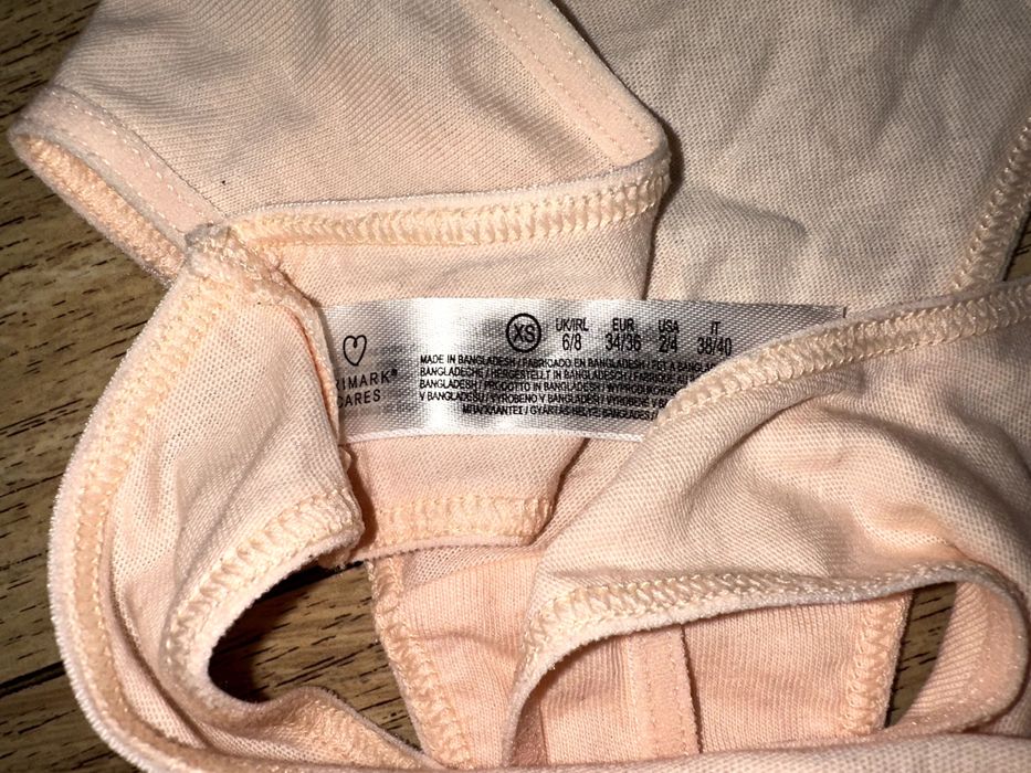 Primark bawełniane stringi nowe XS