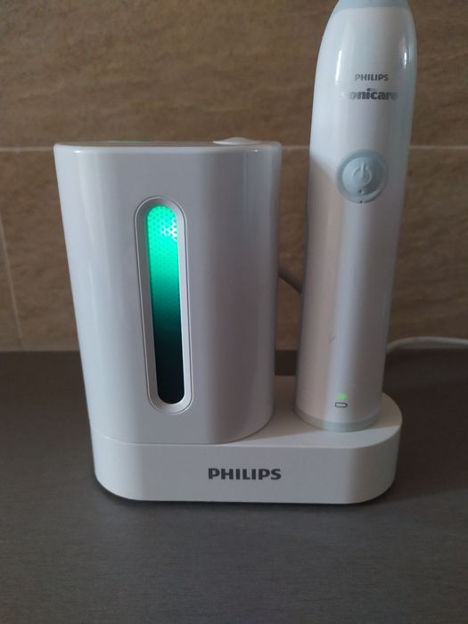 Ładowarka Philips szczoteczka, stacja dezynfekująca UV światło lampa