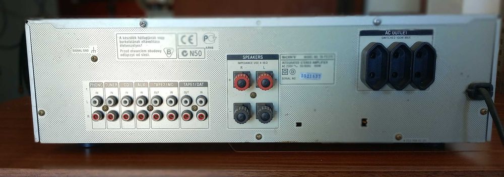Amplificador SONY TA-FE370