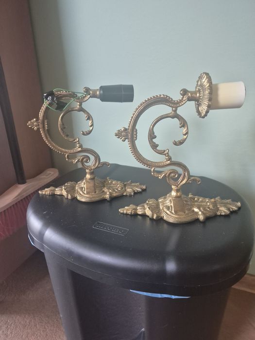 Kinkiety  mosiężne