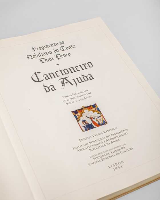 Edição de colecionador- Cancioneiro da Ajuda