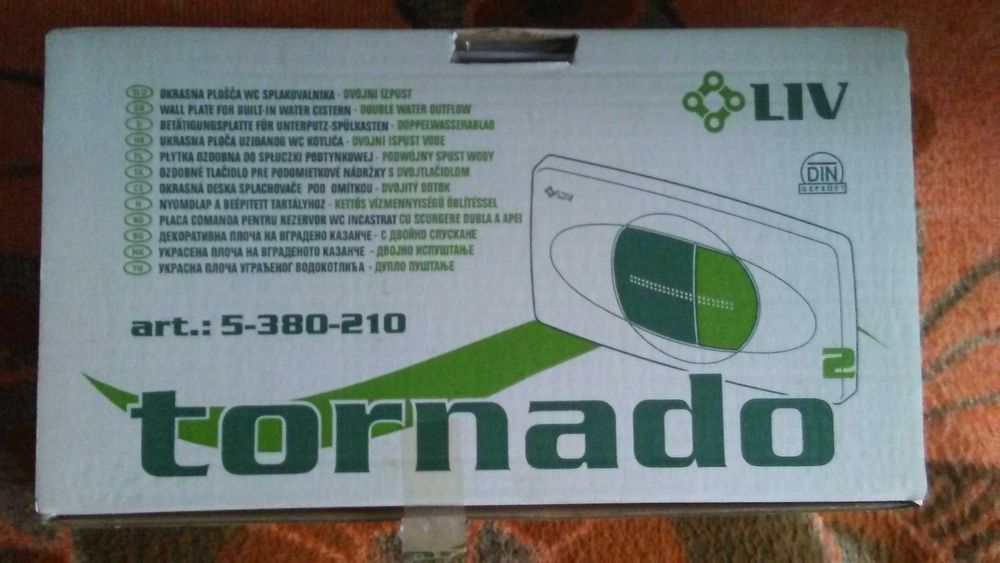 przycisk spłukujący liv tornado biały nowy