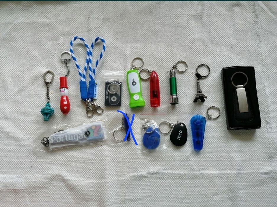 Porta Chaves, crachás e pin's