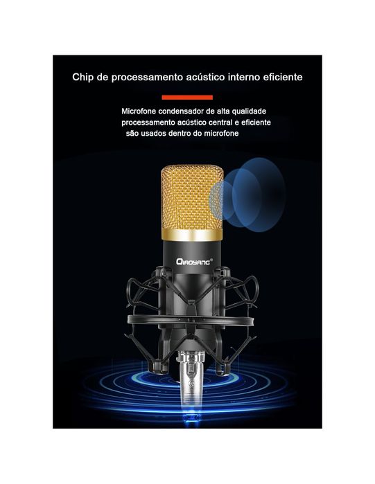 Microfone Profissional QA-T595
