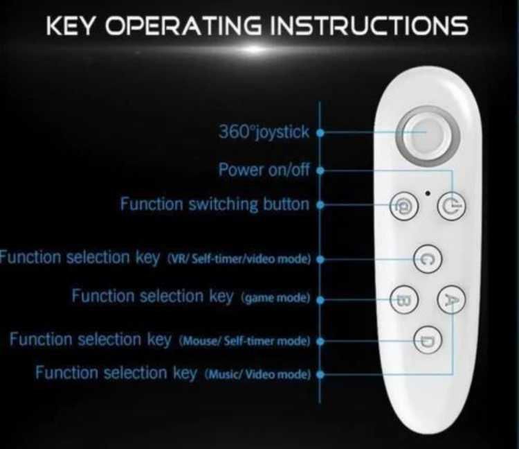 Pilot Kontroler Bluetooth Gamepad JOYSTICK Do Gier Filmów Multimediów