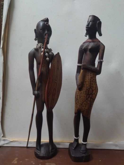 Estatuetas de Casal Masai