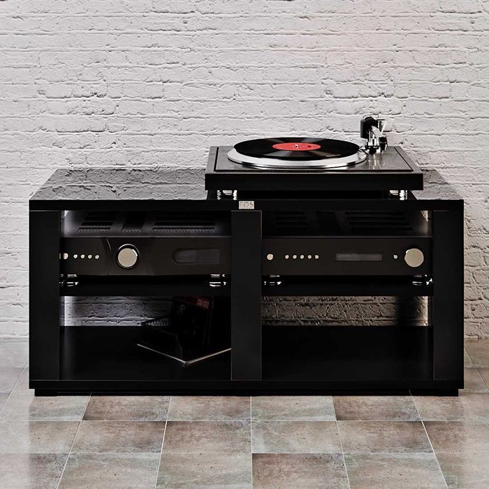 Stolik hifi, szafka pod gramofon, na płyty winylowe audio FOS, Rabaty