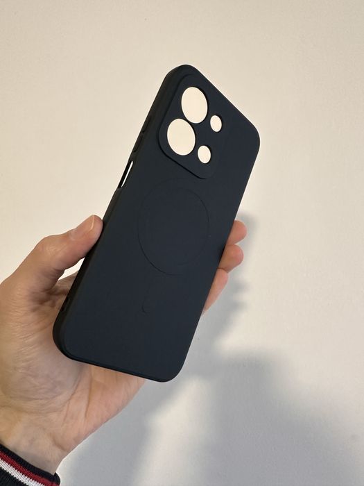 Etui Plecki Silikonowe z MagSafe + SZKŁO do XIAOMI REDMI 15C 4G / 5G