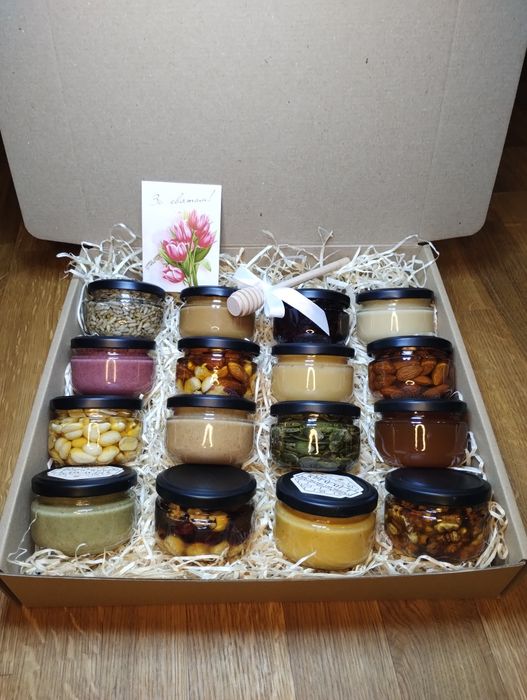 Горіхи з медом/подарунок/крем-мед