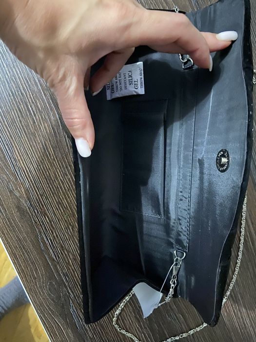 Клатч сумка вечірня замш