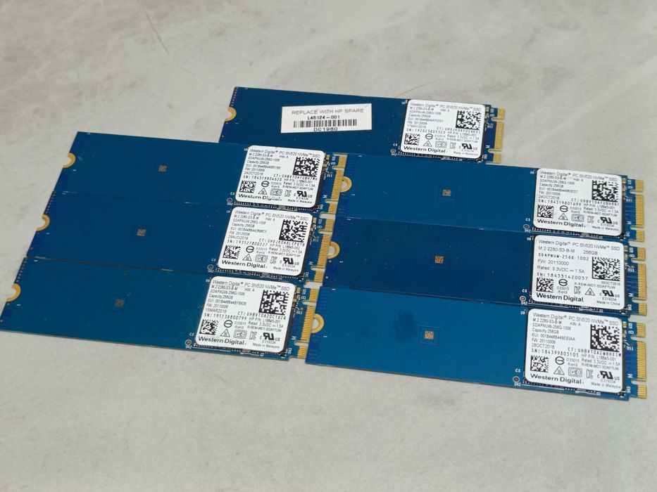 SSD диск Western Digital SN520 256GB M2 NVMe 2280 PCIe 3.0 V-NAND 3-bit TLC