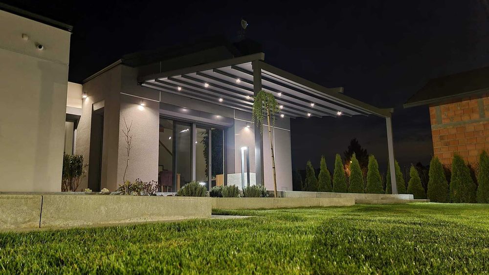 Pergola Tarasowa Automatyczna z dachem zwijanym, Zadaszenie tarasu