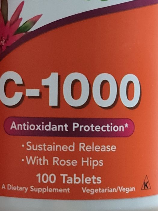 Witamina C, 1000 mg, Now Foods, z USA