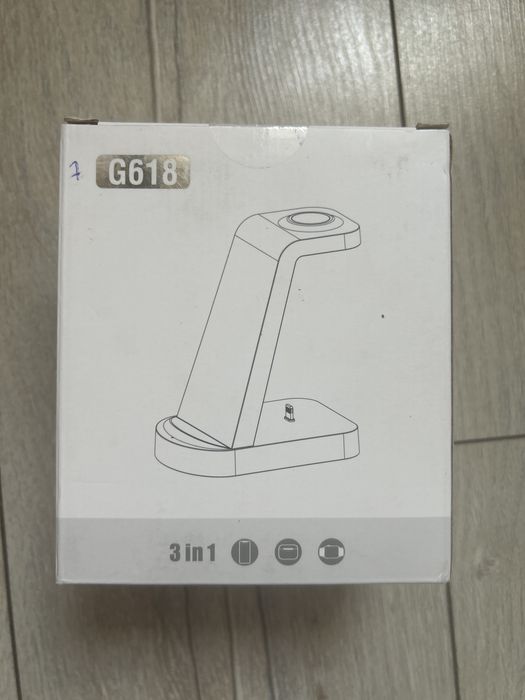 Ładowarka 3 w 1 (telefon, słuchawki, zegarek)