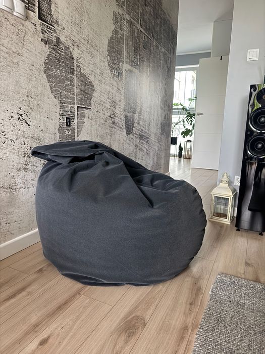Pufa worek MIUKI Jajo sztruks